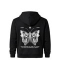 Hoodie Trascend vista trasera algodón premium pesado — Poleron Streetwear Hombre | Camir Brand
