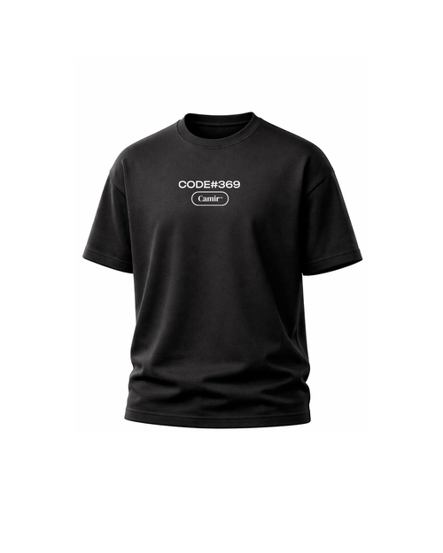Polera Esencial Code 369 vista frontal código de los visionarios — Camir Brand Chile