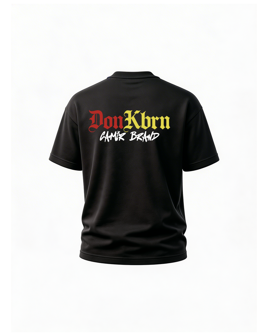 Polera Legends Eladio Carrion vista trasera color negro — Camir Brand Streetwear Chile