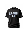 Polera Varsity Camir Brand estilo universitario streetwear vista frontal — Ropa Hombre Chile